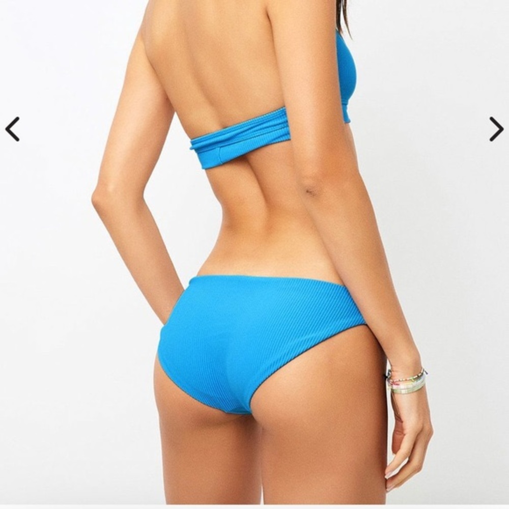 Frankies Bikinis Shea Bottom in Cobalt
